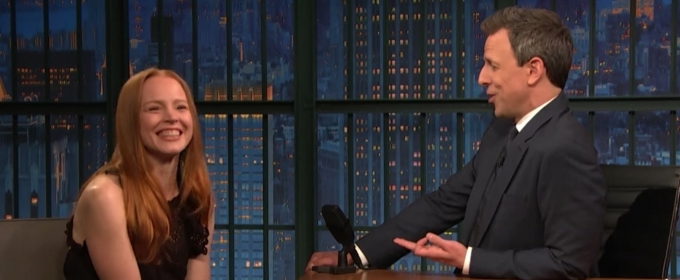 VIDEO: MY FAIR LADY's Lauren Ambrose Talks Playing Eliza Doolittle on LATE NIGHT… Video