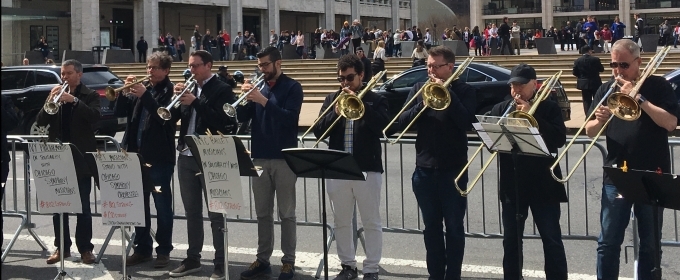 Photo Flash: Local 802 Musicians Rally, Perform in Solidarity with Striking Chic Photos