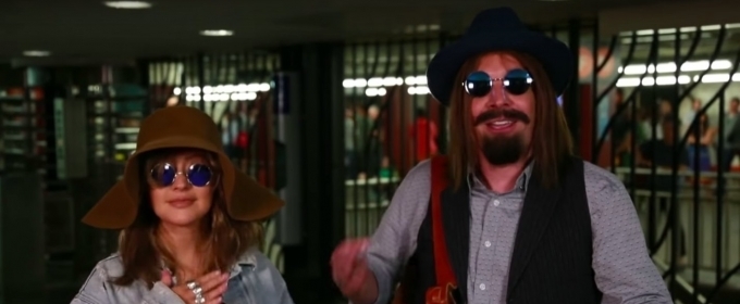 VIDEO: Christina Aguilera Busks in NYC Subway in Disguise Video