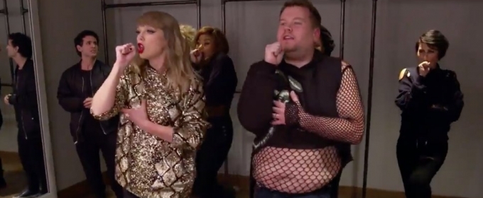 VIDEO: James Corden Subs In for Taylor Swift's Backup Dancer! Video
