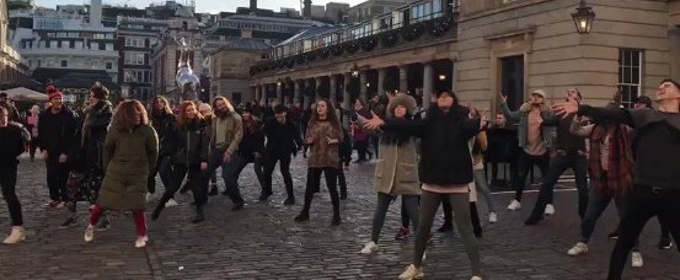 VIDEO: GREATEST SHOWMAN Flashmob Takes Over Covent Garden Video