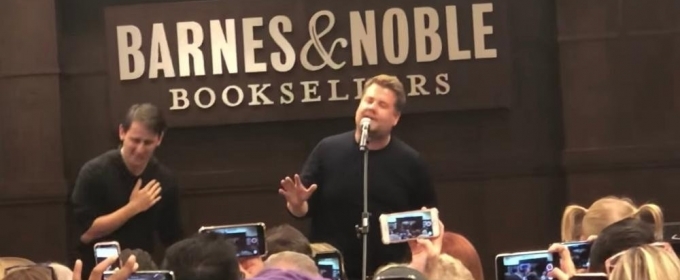 VIDEO: James Corden Sings 'Waving Through A Window' On DEAR EVAN HANSEN Book Tour Video