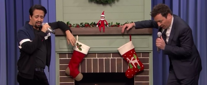 VIDEO: Lin-Manuel Miranda and Jimmy Fallon Sing Holiday Parodies of 2018's Top Hits Video
