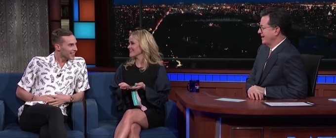 VIDEO: Reese Witherspoon Meets Her Olympic Hero Adam Rippon on THE LATE SHOW WITH… Video
