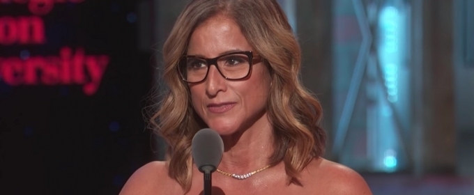 VIDEO: Watch Melody Herzfeld Accept the 2018 Excellence in Theatre Education Award Video