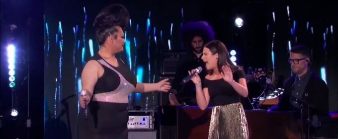 VIDEO: Lea Michele Duets 'Defying Gravity' With AMERICAN IDOL Contestant Ada Vox Video