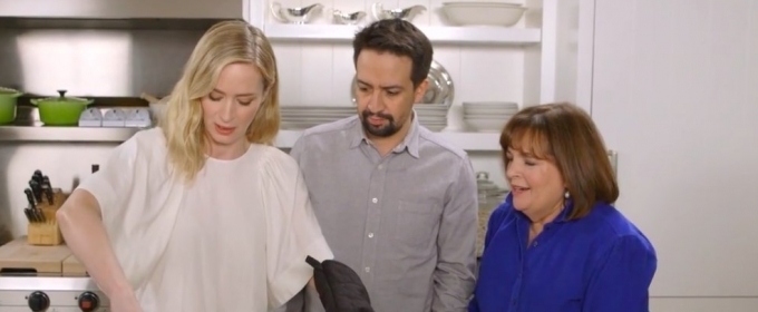 VIDEO: Lin-Manuel Miranda and Emily Blunt Cook Up a MARY POPPINS-Inspired Meal With… Video