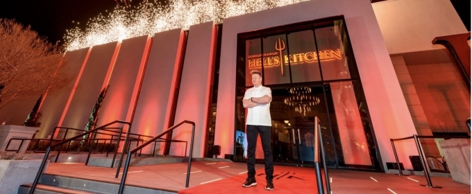 Gordon Ramsay Opens HELL'S KITCHEN Restaurant at Caesars Palace in Las