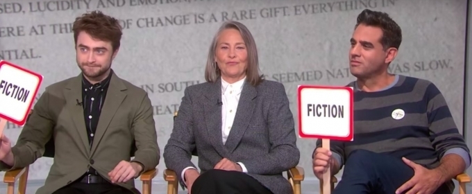 VIDEO: Cherry Jones, Daniel Radcliffe, and Bobby Cannavale Play Fact Or Fiction on… Video