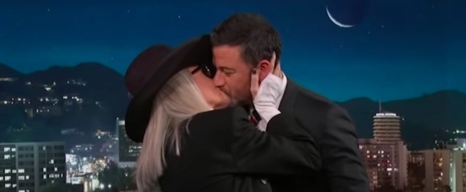 VIDEO: Diane Keaton Kisses Jimmy Kimmel Video