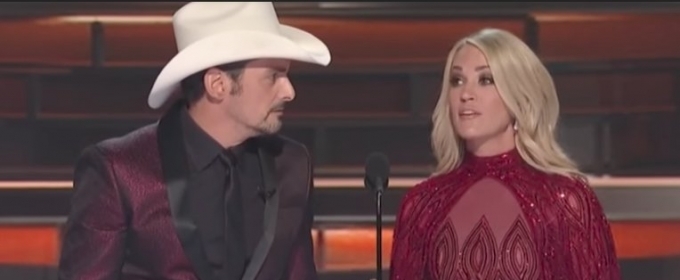 VIDEO: Carrie Underwood & Brad Paisley Spoof Trump with 'Before He Tweets' Parody Video