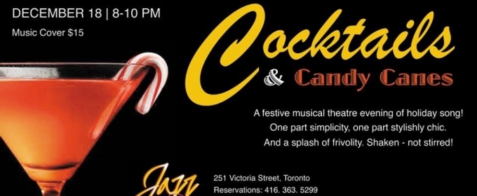 Cocktails and Candy Canes Cabaret Comes to The Jazz Bistro