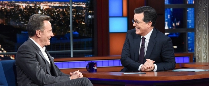VIDEO: Bryan Cranston Tells THE LATE SHOW How NETWORK Teaches Him About Feeling 'Mad… Video