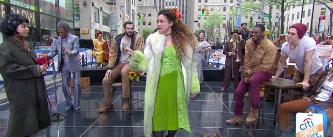 VIDEO: The HADESTOWN Cast Performs 'Livin' It Up on Top' on TODAY Video