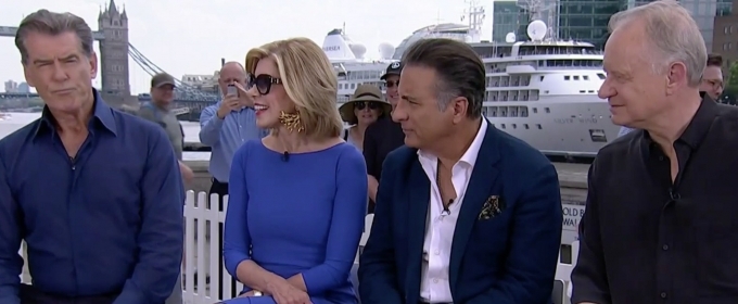 VIDEO: Pierce Brosnan, Christine Baranski, & More Chat MAMMA MIA! HERE WE GO AGAIN… Video