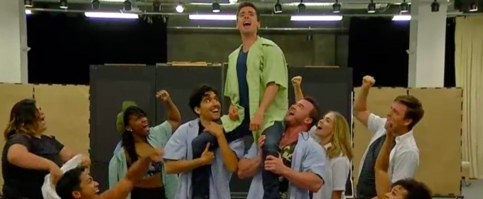 VIDEO: Matt Doyle, Katie Rose Clarke, and the Cast of THE HEART OF ROCK AND ROLL at… Video