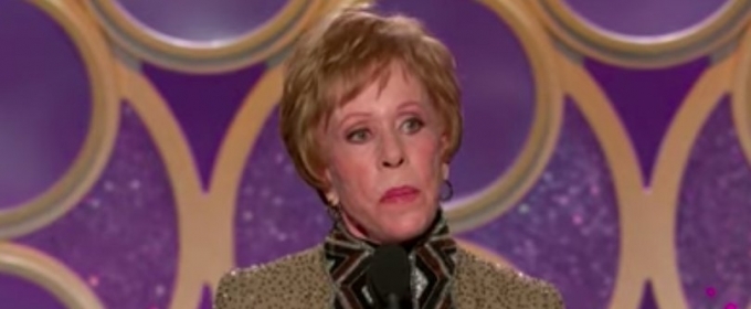 VIDEO: Carol Burnett Receives the Inaugural Carol Burnett Award at the GOLDEN GLOBES Video