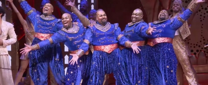 VIDEO: James Monroe Iglehart and 4 More Genies Stop The Show At ALADDIN's 5th… Video