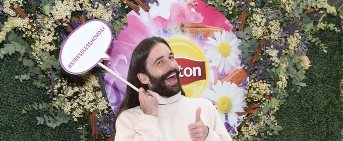 Photo Coverage: Jonathan Van Ness of 'Queer Eye' at the Oculus in NYC for a Lip Photos