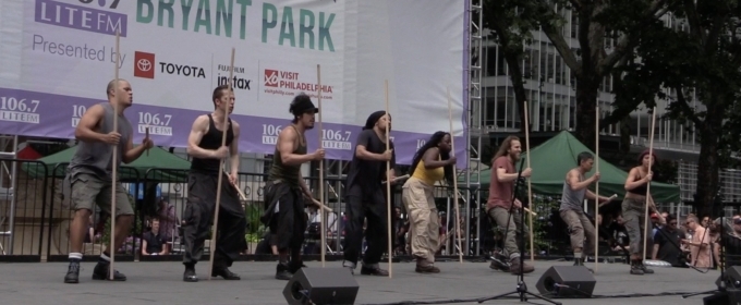 TV: STOMP Finds the Beat at Broadway in Bryant Park Video