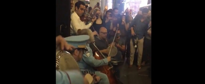 VIDEO: THE BAND'S VISIT Celebrates Tony Sweep with Stage Door Concert! Video