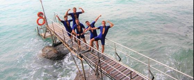 Photo Flash: The Flipper Boys Of Hong Kong MAMMA MIA! Visit Sai Wan Swimming She Photos
