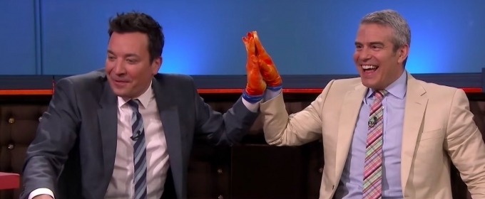 VIDEO: Jimmy Fallon Plays Jinx with Mindy Kaling and Andy Cohen Video