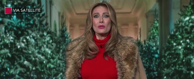 VIDEO: Laura Benanti's 'Melania Trump' is Dreaming of a Dark Christmas on LATE SHOW Video
