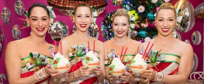 Photo Flash: The Rockettes Sip Limited Edition 'Frrrozen Hot White Chocolate' at Photos