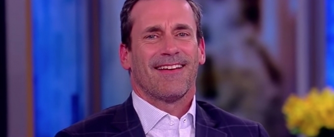 VIDEO: Jon Hamm Chats Working As A Set Decorator, Theatre Teacher, & More on THE VIEW Video