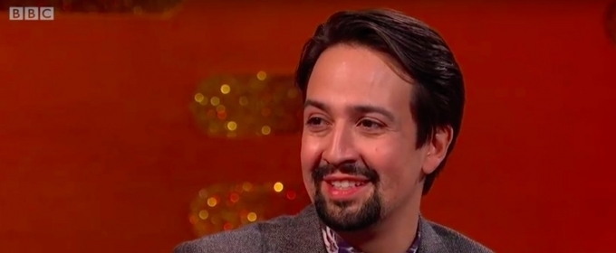 Video Lin Manuel Miranda Performs My Shot On The Graham Norton Show 