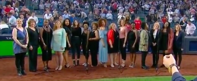 VIDEO: Casts of THIS ONE'S FOR THE GIRLS and SISTAS: THE MUSICAL Sing the National… Video