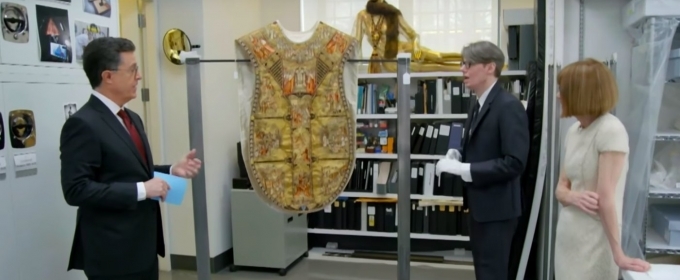 VIDEO: Anna Wintour Takes Stephen Colbert Behind-The-Scenes At The Met Video