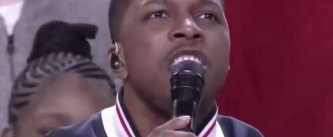 VIDEO: Leslie Odom, Jr. Performs 'America The Beautiful' at the Super Bowl Video