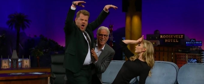 VIDEO: Ted Danson, Natalie Dormer and James Corden Strike a Pose Video