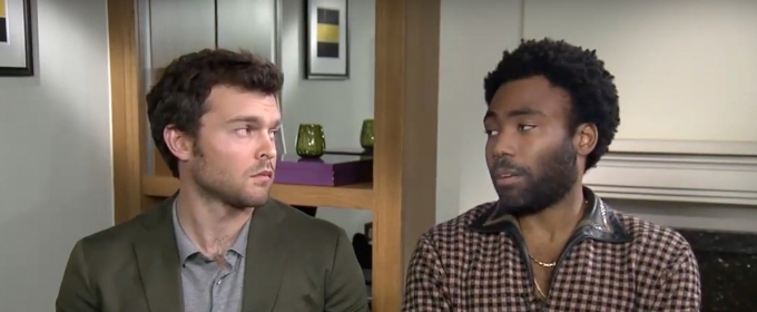 VIDEO: Donald Glover and Alden Ehrenreich Dish on SOLO: A STAR WARS STORY on GOOD… Video