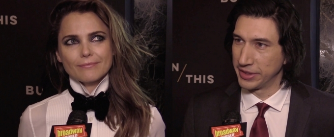 TV: Inside Opening Night of BURN THIS with Keri Russell, Adam Driver & More!