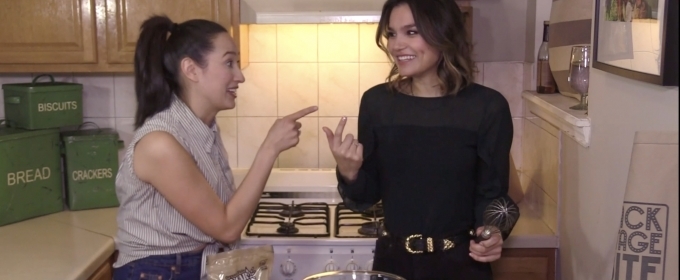 Backstage Bite with Katie Lynch: PRETTY WOMAN's Samantha Barks Whips Up Lady Fingers… Video