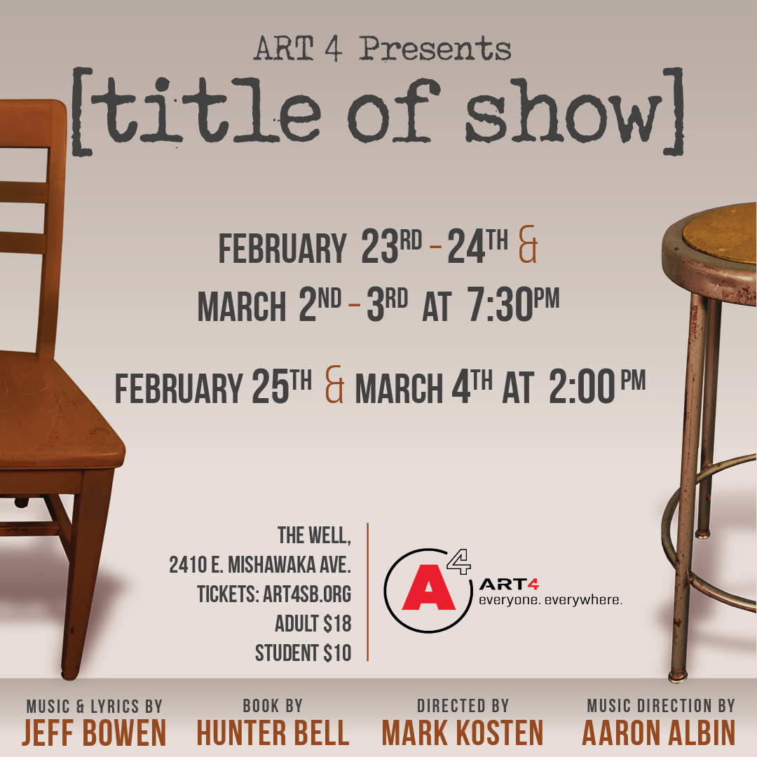 Feature: [TITLE OF SHOW] at Art 4 Image
