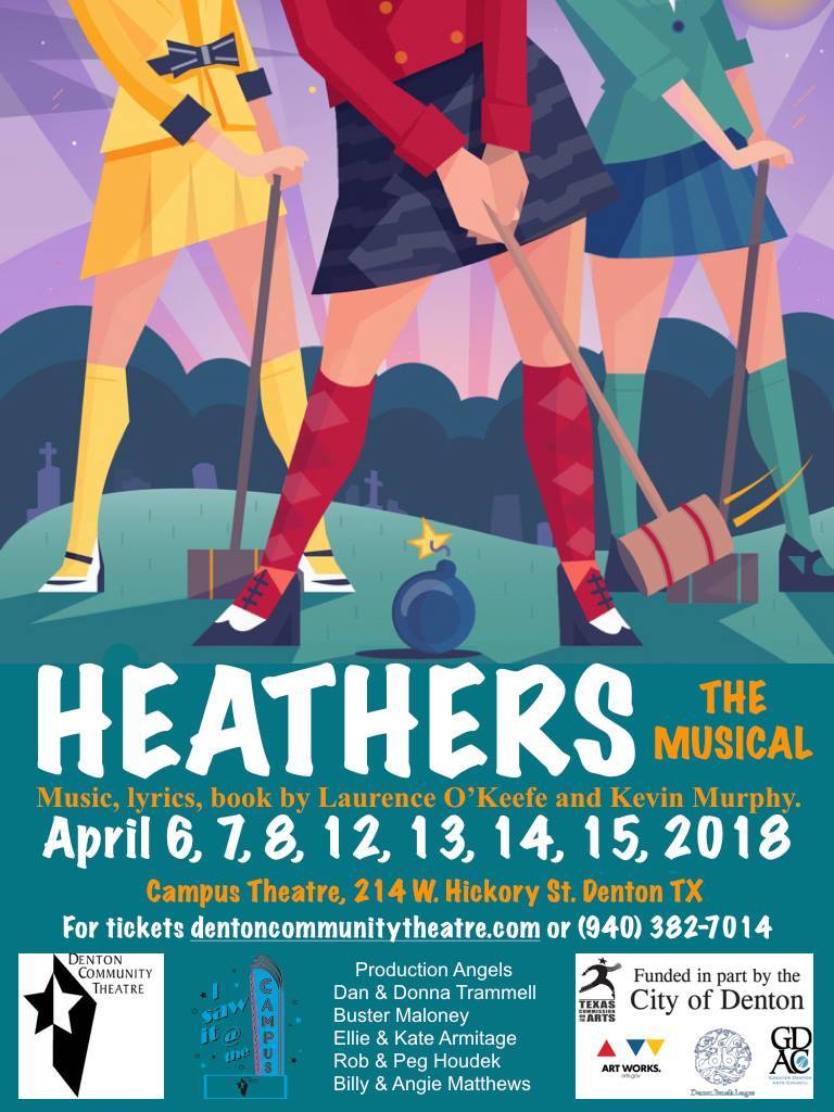 BWW Reviews: Denton Community Theatre's HEATHERS Belting Vocals and Black Humor Make for Big Fun Image