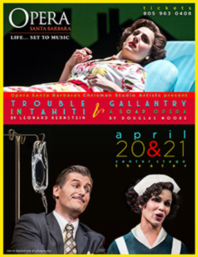 Review: TROUBLE IN TAHITI AND GALLANTRY at Center Stage Theater Image