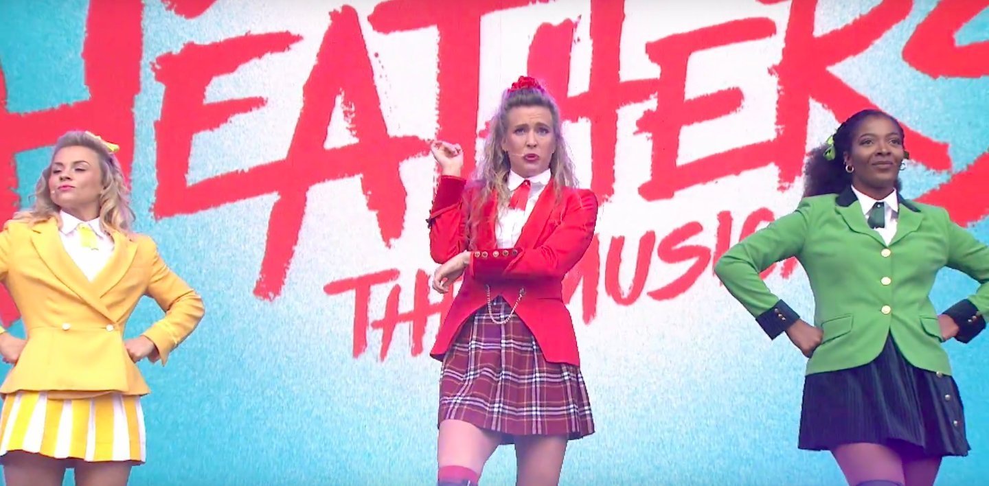VIDEO The Cast of HEATHERS Takes the Stage at West End Live Video