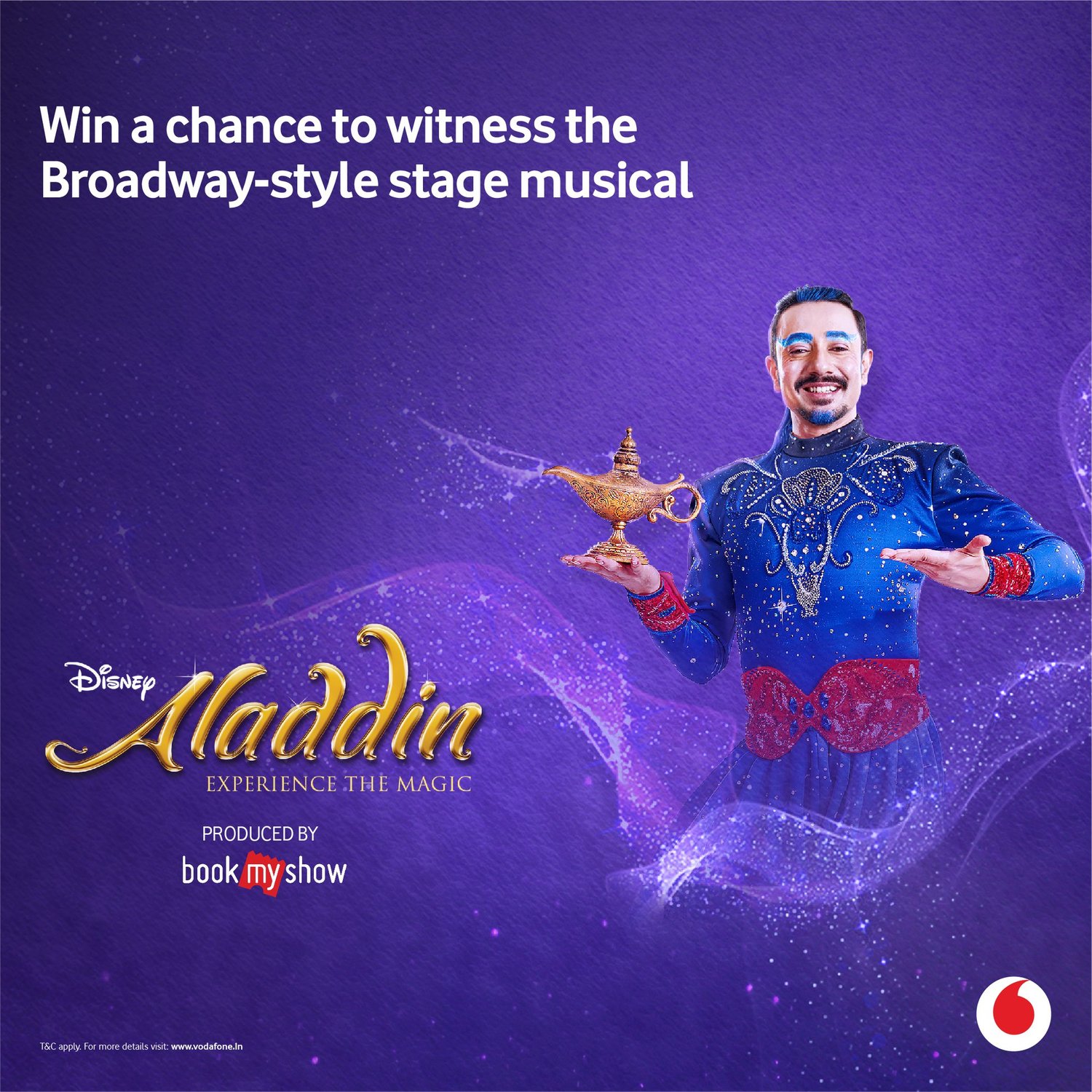 Feature: VODAFONE LAUNCHES Campaign To Help You Win Tickets To Broadway Show Aladdin 