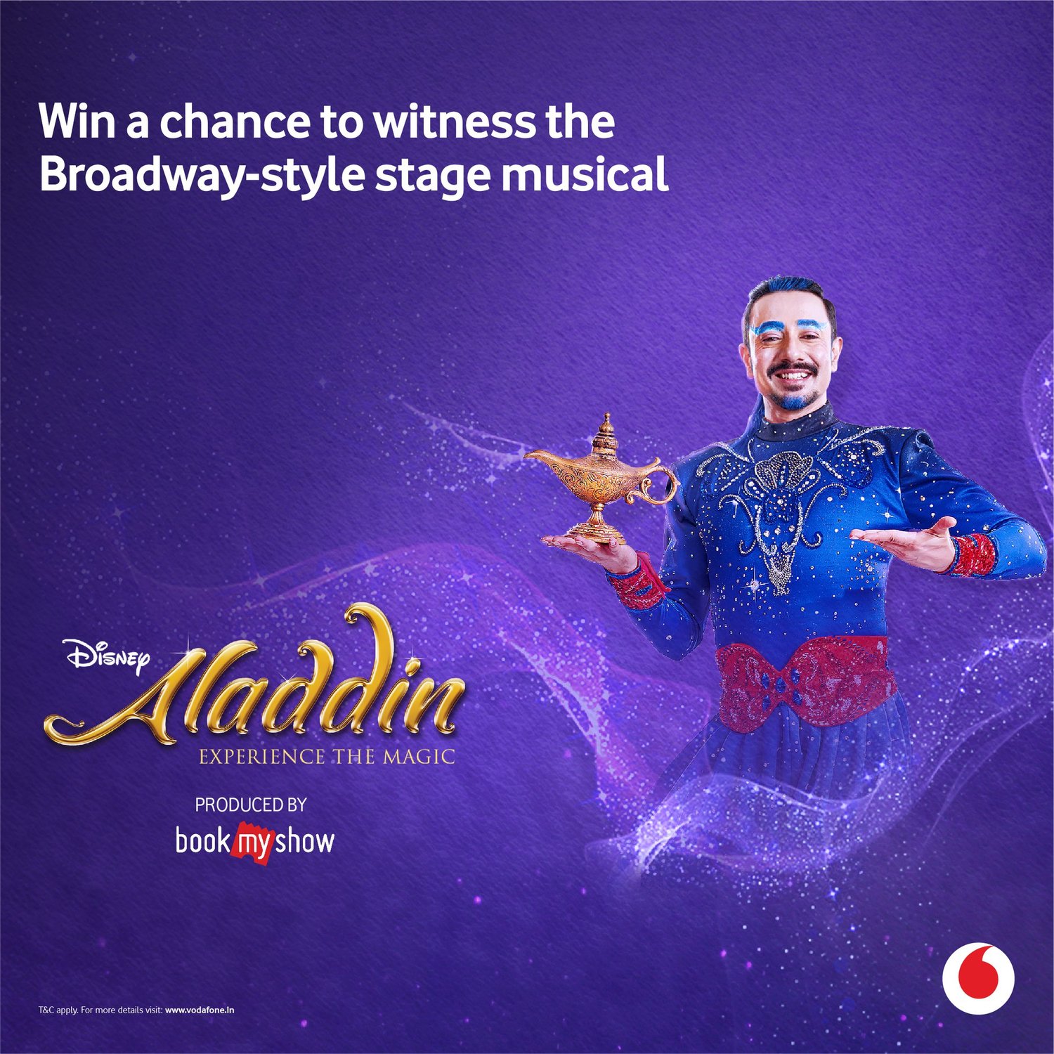 Feature: VODAFONE LAUNCHES Campaign To Help You Win Tickets To Broadway Show Aladdin Image