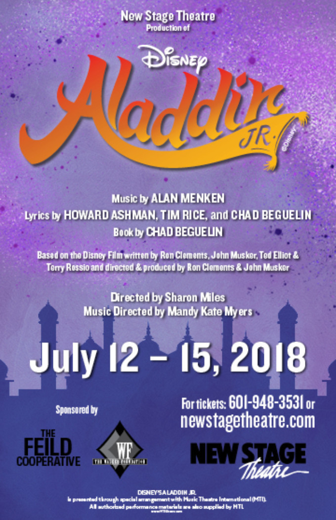 ALADDIN JR. Comes To New Stage Theatre 7/12 