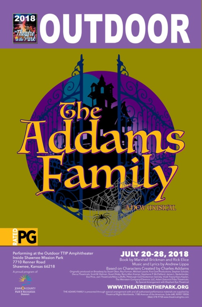 Review THE ADDAMS FAMILY MUSICAL at Theatre In The Park, Shawnee Mission