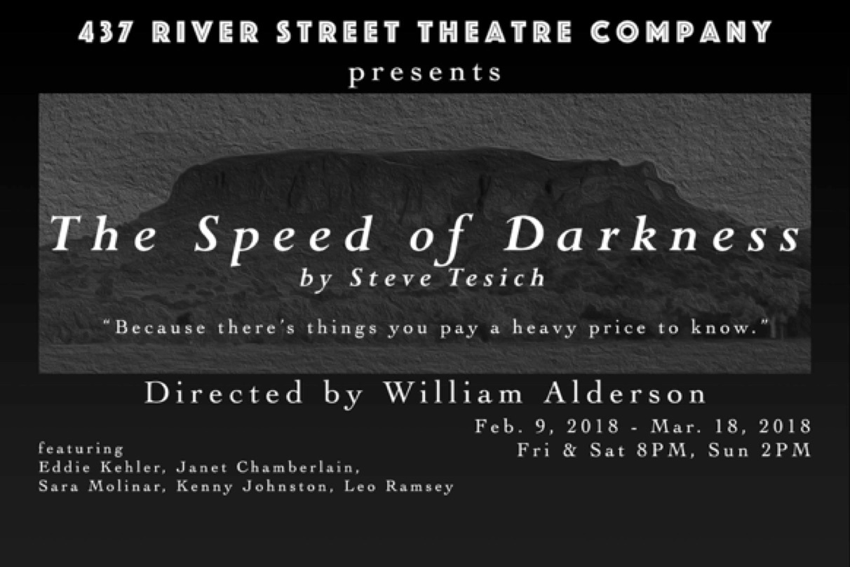 Suspenseful Drama By Steve Tesich THE SPEED OF DARKNESS Comes to the Riverstreet Theatre 