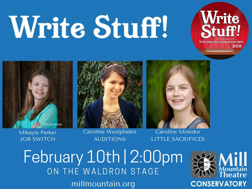 Feature: WRITE STUFF! at Mill Mountain Theatre 
