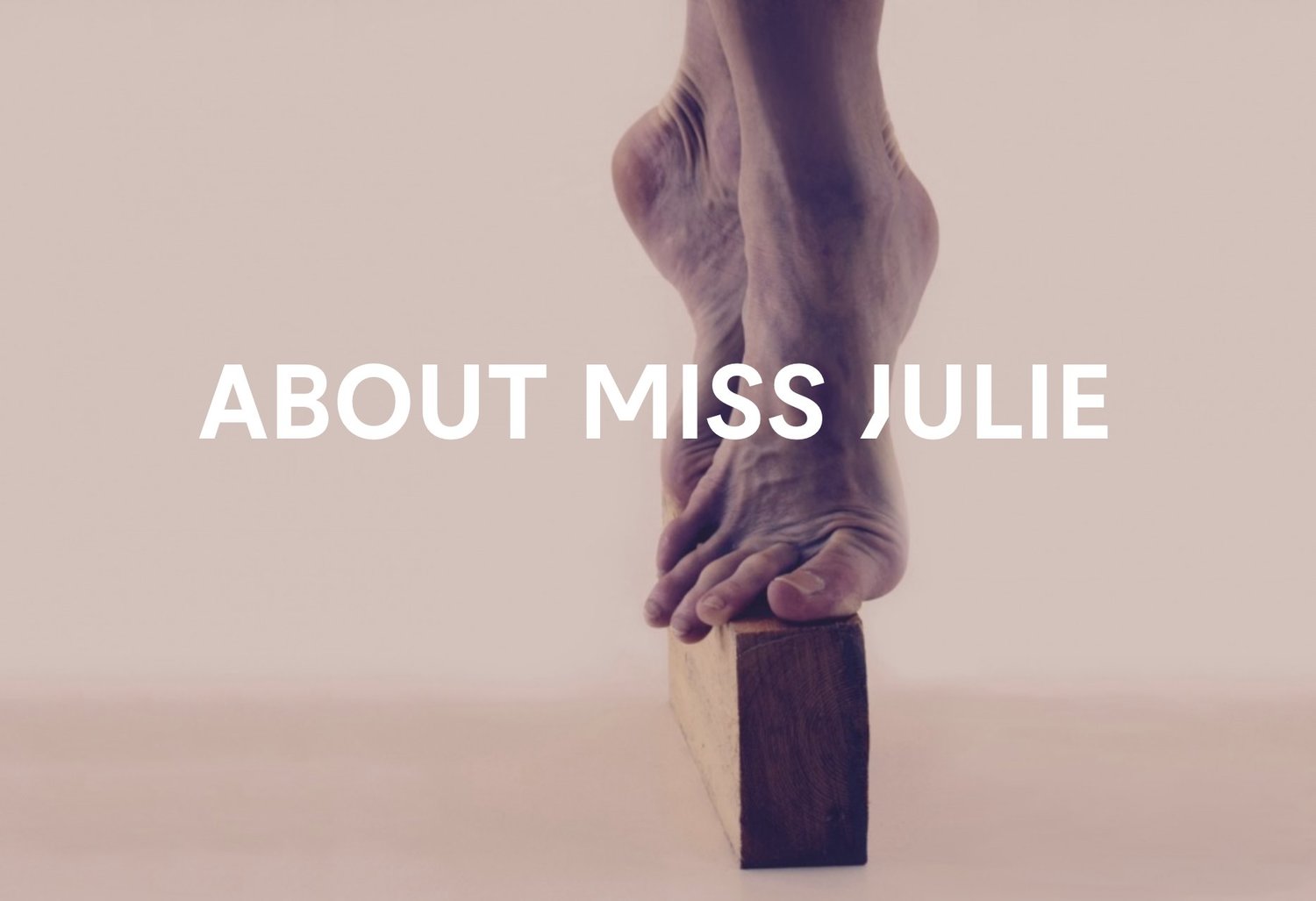 ABOUT MISS JULIE to Play at The Opera House Takkelloftet June 2019  Image