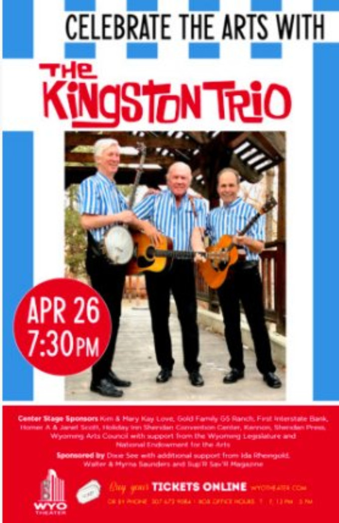 The WYO Celebrates The Arts With The Kingston Trio 